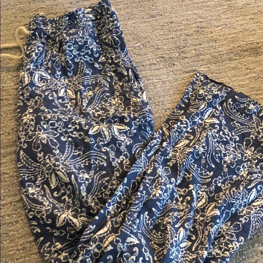 Cute drawstring beach pants size small
